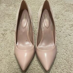 Aldo plush pink stiletto heels
